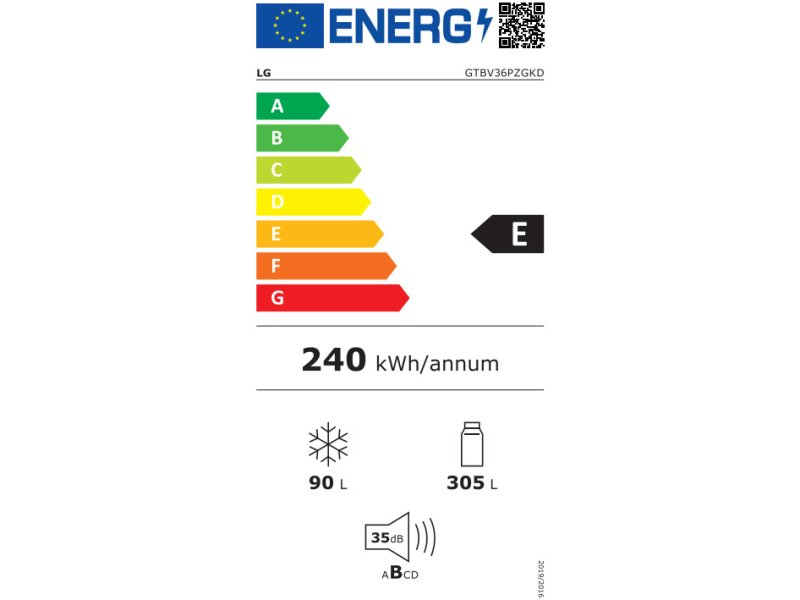 LG GTBV36PZGKD Ψυγείο Δίπορτο 395lt Total NoFrost Υ176xΠ70xΒ68εκ. Inox 0037035 LG GTBV36PZGKD Ψυγείο Δίπορτο 395lt Total NoFrost Υ176xΠ70xΒ68εκ. Inox 0037035