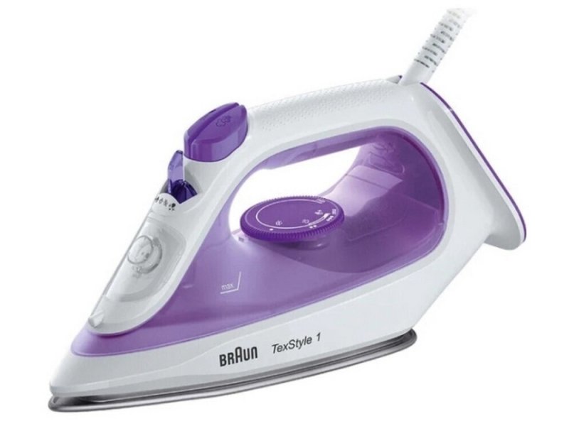 BRAUN SI1080VI TexStyle 1 Violet Σίδερο Ατμού 2000W με Κεραμική Πλάκα και Συνεχόμενη Παροχή 25gr/min 0037535 BRAUN SI1080VI TexStyle 1 Violet Σίδερο Ατμού 2000W με Κεραμική Πλάκα και Συνεχόμενη Παροχή 25gr/min 0037535