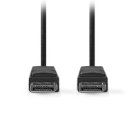 NEDIS CCGL37010BK20 Καλώδιο DisplayPort αρσ. - DisplayPort αρσ., 2.00m, σε μαύρο χρώμα 0038326