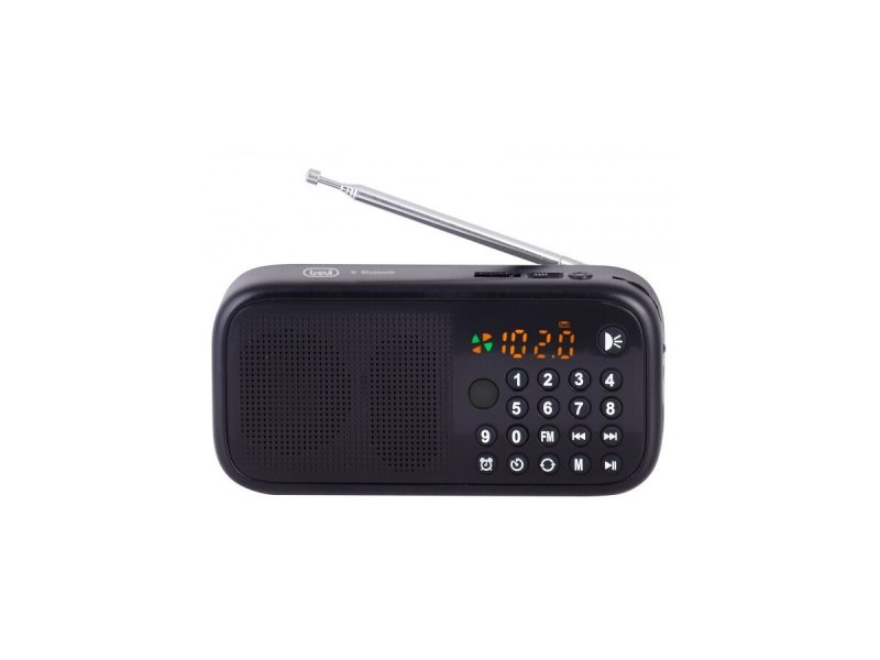 TREVI DR-7F40BT Φορητό Ραδιόφωνο Επαναφορτιζόμενο με Bluetooth και USB Μαύρο 0038336 TREVI DR-7F40BT Φορητό Ραδιόφωνο Επαναφορτιζόμενο με Bluetooth και USB Μαύρο 0038336
