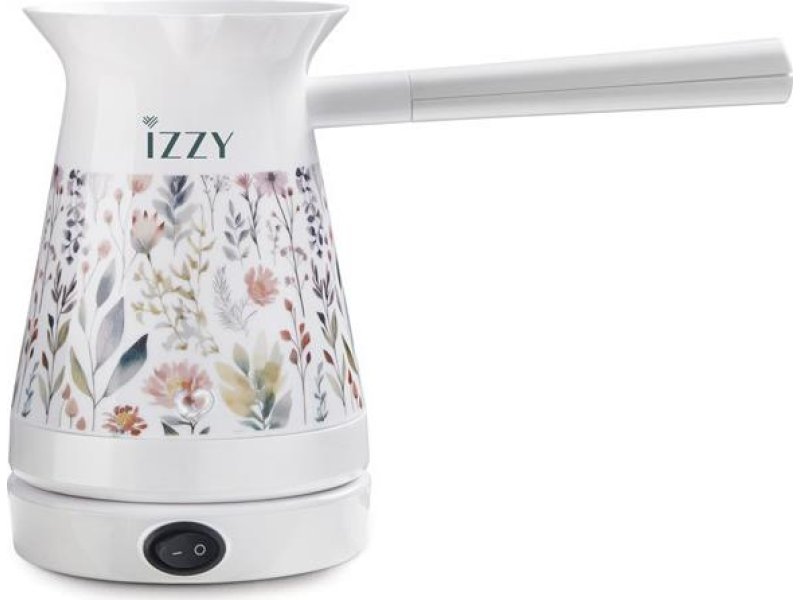 IZZY Jasmine CP-001 Ηλεκτρικό Μπρίκι 800W με Χωρητικότητα 250ml Λευκό 0038439 IZZY Jasmine CP-001 Ηλεκτρικό Μπρίκι 800W με Χωρητικότητα 250ml Λευκό 0038439