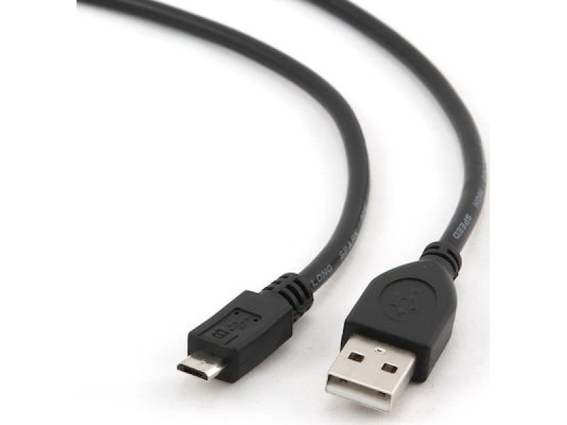 CABLEXPERT CCP-MUSB2-AMBM-1M MICRO USB CABLE BLACK COLOR 1M 0038575 CABLEXPERT CCP-MUSB2-AMBM-1M MICRO USB CABLE BLACK COLOR 1M 0038575