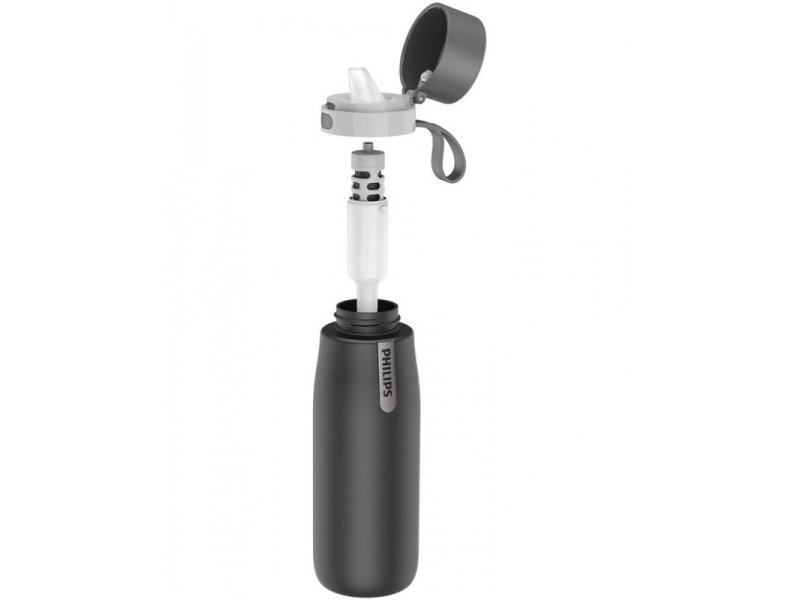 PHILIPS AWP2771GRR/24 Θερμός Παγούρι Φιλτραρίσματος Νερού Μαύρο 0038785 PHILIPS AWP2771GRR/24 Θερμός Παγούρι Φιλτραρίσματος Νερού Μαύρο 0038785