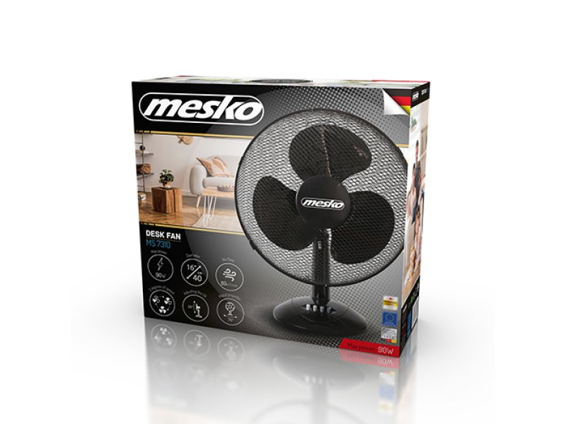 MESKO MS-7310 Επιτραπέζιος Ανεμιστήρας 45W Διαμέτρου 40cm Black 0038787 MESKO MS-7310 Επιτραπέζιος Ανεμιστήρας 45W Διαμέτρου 40cm Black 0038787