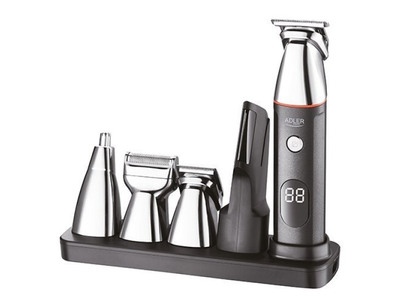 ADLER AD-2946 Σετ Επαναφορτιζόμενης Κουρευτικής Μηχανής Γκρι 0038951 ADLER AD-2946 Σετ Επαναφορτιζόμενης Κουρευτικής Μηχανής Γκρι 0038951