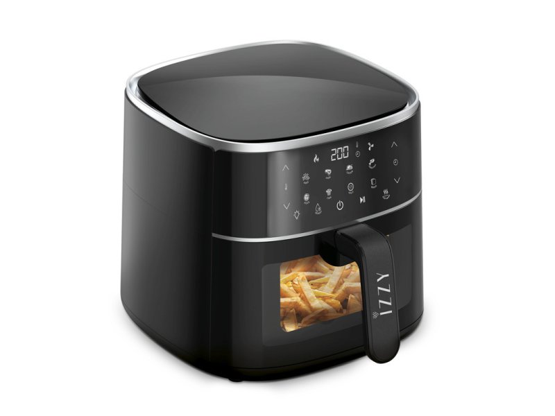ΙΖΖΥ ΙΖ-8218 Digital XL Φριτέζα Αέρος 8.2lt Μαύρη 0038981 ΙΖΖΥ ΙΖ-8218 Digital XL Φριτέζα Αέρος 8.2lt Μαύρη 0038981