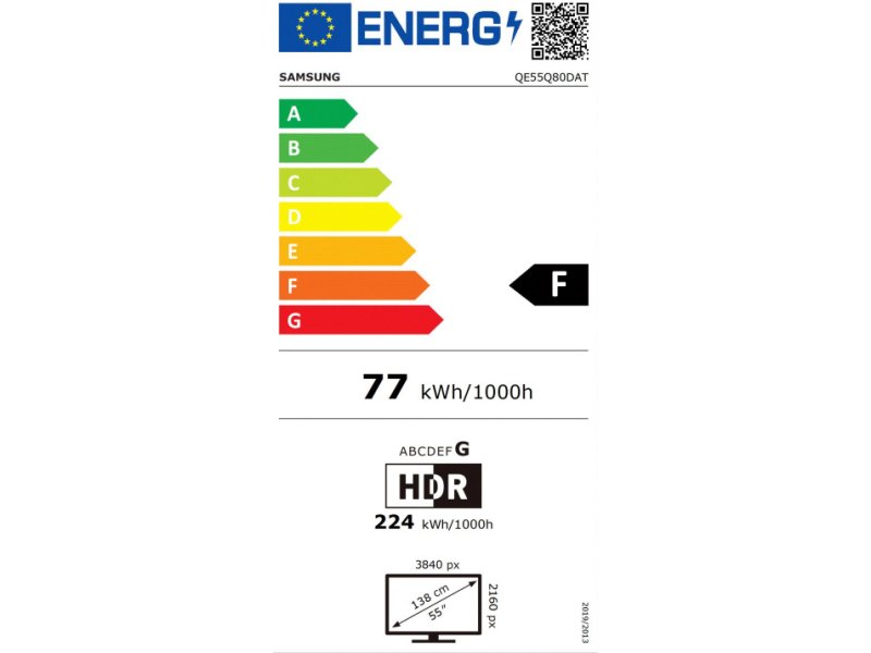 SAMSUNG QE65Q80AATXXH Smart Τηλεόραση 65 SAMSUNG QE65Q80AATXXH Smart Τηλεόραση 65