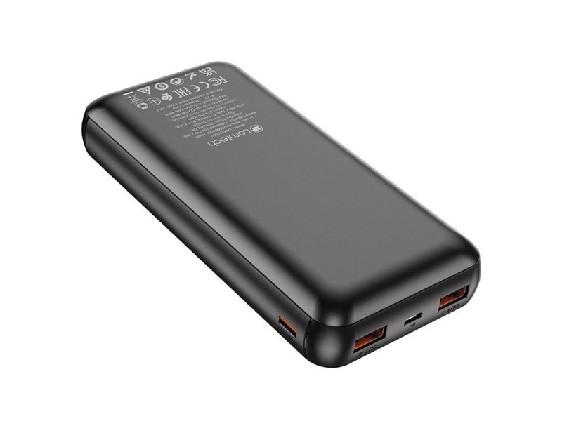 LAMTECH LAM112907 Power Bank 20000mAh 22.5W με 2 Θύρες USB-A και 2 Θύρες USB-C Power Delivery / Quick Charge 3.0 Μαύρο 0039127 LAMTECH LAM112907 Power Bank 20000mAh 22.5W με 2 Θύρες USB-A και 2 Θύρες USB-C Power Delivery / Quick Charge 3.0 Μαύρο 0039127