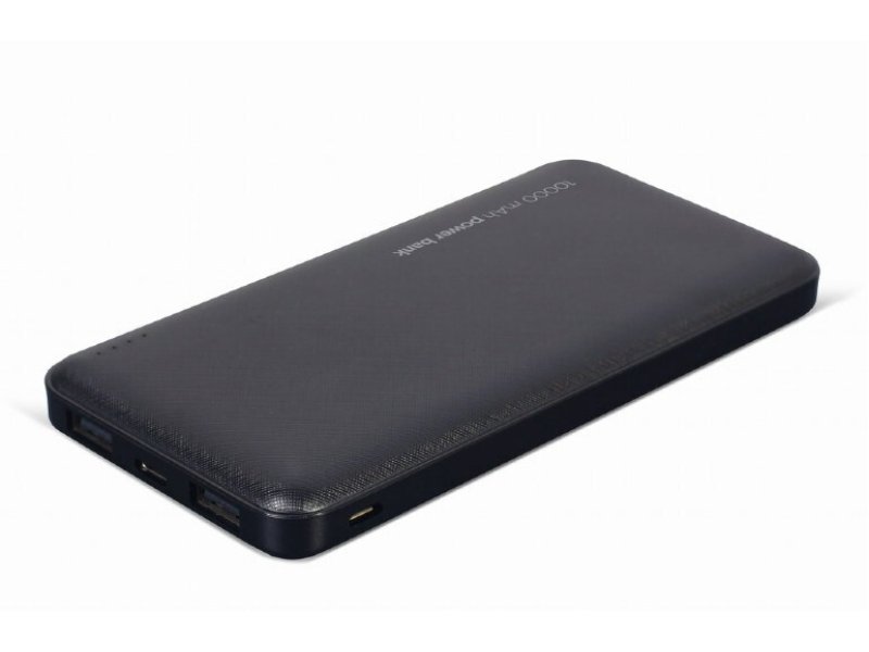 GEMBIRD PB10-02 PowerBank 10000mAh με 2 Θύρες USB-A Μαύρο 0039128 GEMBIRD PB10-02 PowerBank 10000mAh με 2 Θύρες USB-A Μαύρο 0039128