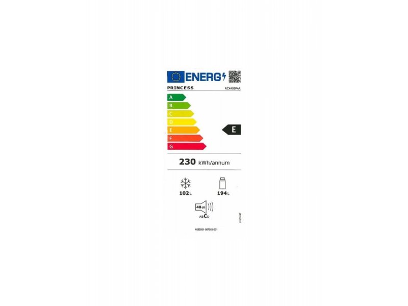 PRINCESS RCEN-344XPAR Ψυγειοκαταψύκτης 410lt No Frost - Διαστάσεις (ΥxΠxΒ) 195.3x59.5x63.5εκ. 0039194 PRINCESS RCEN-344XPAR Ψυγειοκαταψύκτης 410lt No Frost - Διαστάσεις (ΥxΠxΒ) 195.3x59.5x63.5εκ. 0039194