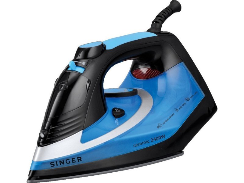 SINGER STI-1730-CRBB Σίδερο Ατμού 2400W με Κεραμική Πλάκα και Συνεχόμενη Παροχή 30gr/min 0039261 SINGER STI-1730-CRBB Σίδερο Ατμού 2400W με Κεραμική Πλάκα και Συνεχόμενη Παροχή 30gr/min 0039261