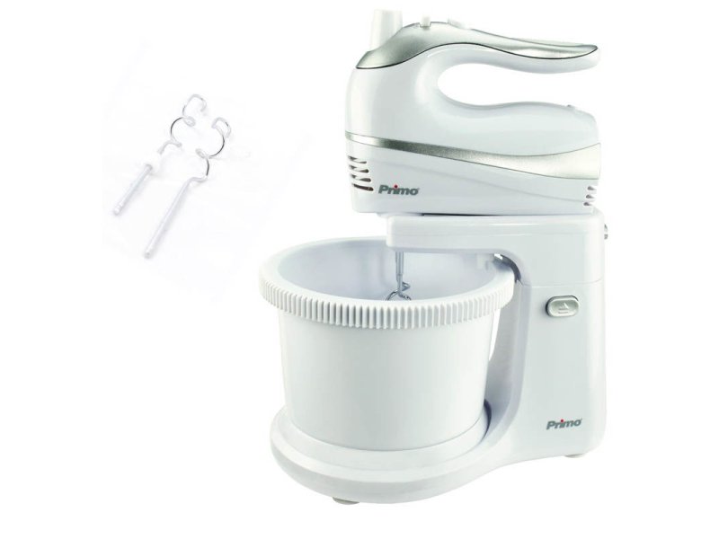 PRIMO PRMB-40248 Μίξερ Με περιστρεφόμενο κάδο 3L 500W Λευκό-Silver 0039267 PRIMO PRMB-40248 Μίξερ Με περιστρεφόμενο κάδο 3L 500W Λευκό-Silver 0039267