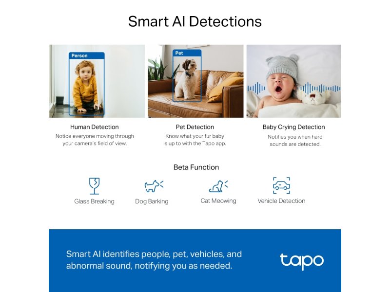 TP-LINK TAPO C220 V1.0 Κάμερα Παρακολούθησης Wi-Fi 4MP Full HD+ με Αμφίδρομη Επικοινωνία 0039364 TP-LINK TAPO C220 V1.0 Κάμερα Παρακολούθησης Wi-Fi 4MP Full HD+ με Αμφίδρομη Επικοινωνία 0039364