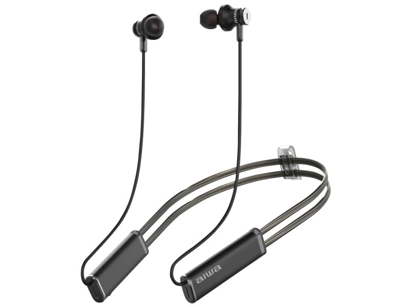 AIWA BT IN-EARPHONE ESTBTN-880 NECKBAND WITH ANC ΜΑΥΡΟ 0039372 AIWA BT IN-EARPHONE ESTBTN-880 NECKBAND WITH ANC ΜΑΥΡΟ 0039372