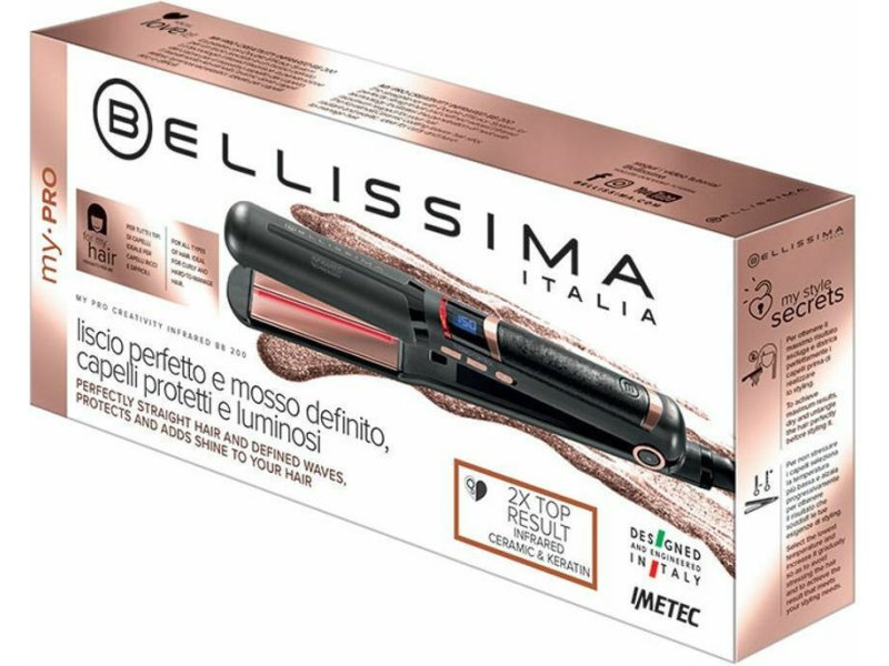 IMETEC Bellissima MyPRO B8 200 Creativity Πρέσα Μαλλιών με Κεραμικές Πλάκες 49W 0039386 IMETEC Bellissima MyPRO B8 200 Creativity Πρέσα Μαλλιών με Κεραμικές Πλάκες 49W 0039386