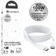 LAMTECH LAM023664 CABLE TYPE C TO TYPE C 100W FAST CHARGE 2M 0039419 LAMTECH LAM023664 CABLE TYPE C TO TYPE C 100W FAST CHARGE 2M 0039419
