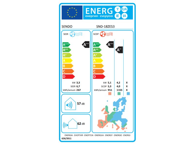 SENDO ZEAS 3 SND-18ZES3-ID/SND-18SFU-OD Κλιματιστικό Inverter 18000 BTU (18άρι) 0039704 SENDO ZEAS 3 SND-18ZES3-ID/SND-18SFU-OD Κλιματιστικό Inverter 18000 BTU (18άρι) 0039704