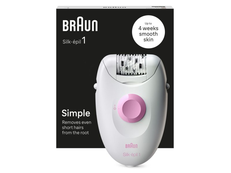 BRAUN Silk Epil 1 Αποτριχωτική Μηχανή Epilator SE1-000 0039795 BRAUN Silk Epil 1 Αποτριχωτική Μηχανή Epilator SE1-000 0039795
