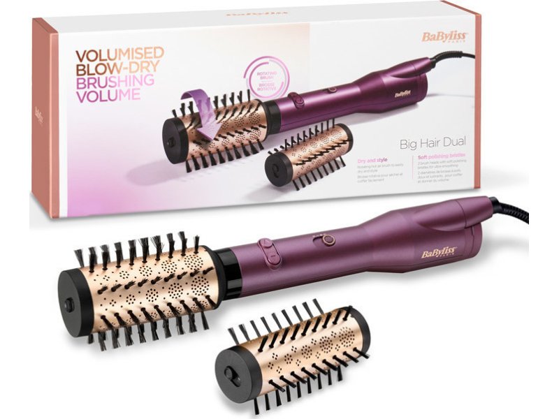 BABYLISS AS950E Ηλεκτρική Βούρτσα Big Hair Dual Κεραμική και με Αέρα με Περιστρεφόμενη Κεφαλή 650W 0039807 BABYLISS AS950E Ηλεκτρική Βούρτσα Big Hair Dual Κεραμική και με Αέρα με Περιστρεφόμενη Κεφαλή 650W 0039807