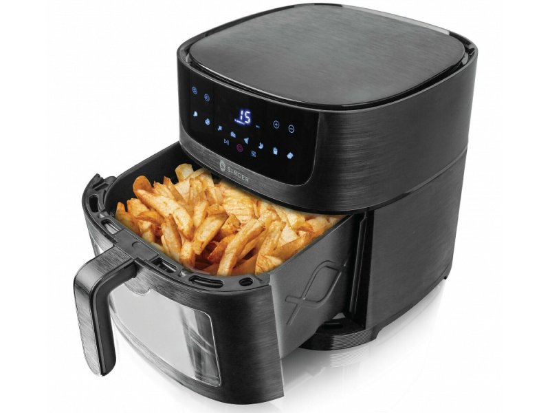 SINGER AF4620 Air Fryer 8lt Μαύρο 0039873 SINGER AF4620 Air Fryer 8lt Μαύρο 0039873