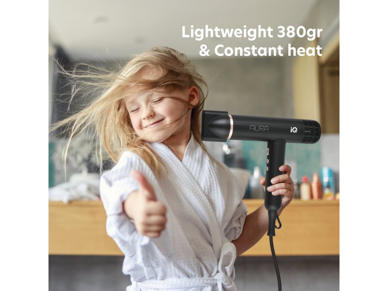 IQ HD-1275 AURA Σεσουάρ Ionic 1900W 0039893 IQ HD-1275 AURA Σεσουάρ Ionic 1900W 0039893