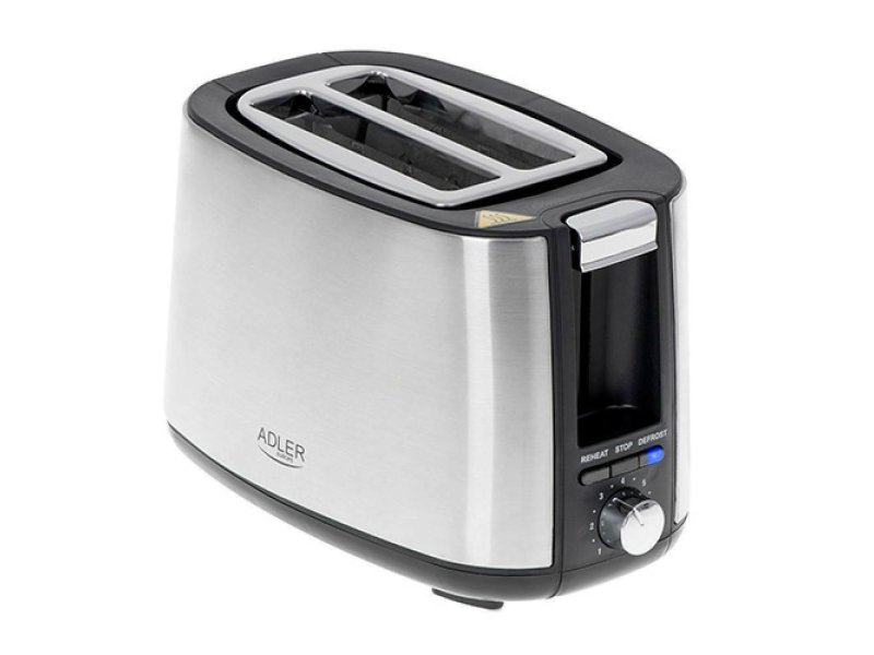 ADLER AD-3214 Φρυγανιέρα 2 Θέσεων 750W Inox 0040048 ADLER AD-3214 Φρυγανιέρα 2 Θέσεων 750W Inox 0040048
