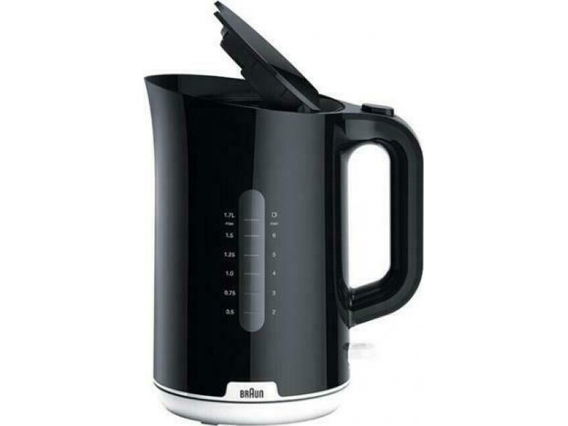 BRAUN WK1100BK Βραστήρας 1.7lt 2200W Μαύρος 0040129 BRAUN WK1100BK Βραστήρας 1.7lt 2200W Μαύρος 0040129