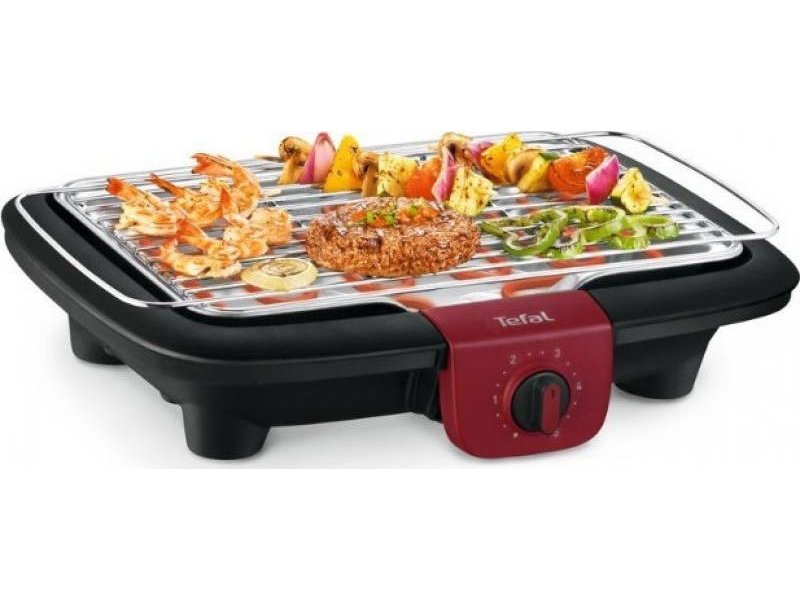 TEFAL BG90E5 BBQ Easygrill Επιτραπέζια Ηλεκτρική Ψησταριά Σχάρας 2300W με Ρυθμιζόμενο Θερμοστάστη 37x23.5εκ. 0040132 TEFAL BG90E5 BBQ Easygrill Επιτραπέζια Ηλεκτρική Ψησταριά Σχάρας 2300W με Ρυθμιζόμενο Θερμοστάστη 37x23.5εκ. 0040132