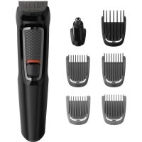 PHILIPS MG3720/15 Multigroom Series 3000 7 in 1 Σετ Επαναφορτιζόμενης Κουρευτικής Μηχανής Μαύρο 0040451