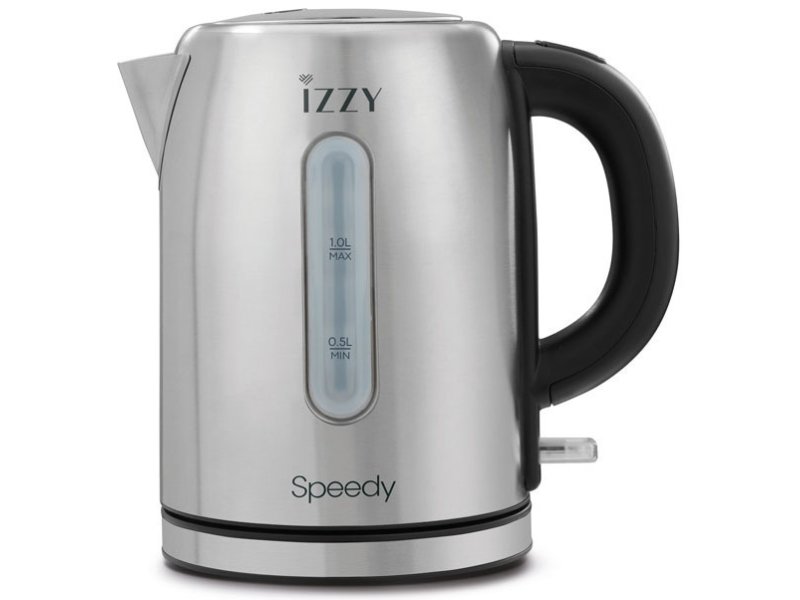 IZZY Speedy IZ-3022 Βραστήρας 1lt 2200W Ασημί 0040572 IZZY Speedy IZ-3022 Βραστήρας 1lt 2200W Ασημί 0040572