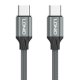 LDNIO LC441 USB 2.0 Cable USB-C male - USB-C 65W Γκρι 1m 0040587 LDNIO LC441 USB 2.0 Cable USB-C male - USB-C 65W Γκρι 1m 0040587