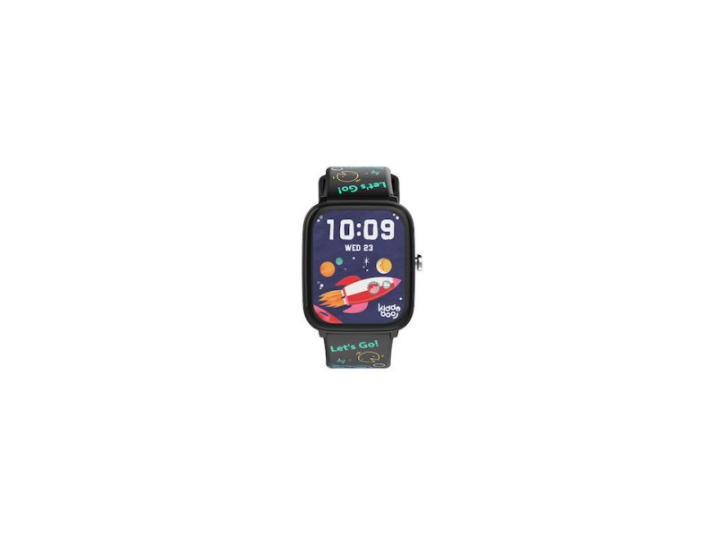 KIDDOBOO KB019C2BLK Παιδικό Smartwatch με Δερμάτινο Λουράκι Μαύρο 0040605 KIDDOBOO KB019C2BLK Παιδικό Smartwatch με Δερμάτινο Λουράκι Μαύρο 0040605