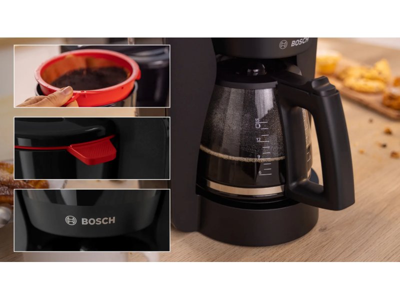 BOSCH TKA3M133 MyMoment Καφετιέρα Φίλτρου 1200W Μαύρο 0040628 BOSCH TKA3M133 MyMoment Καφετιέρα Φίλτρου 1200W Μαύρο 0040628