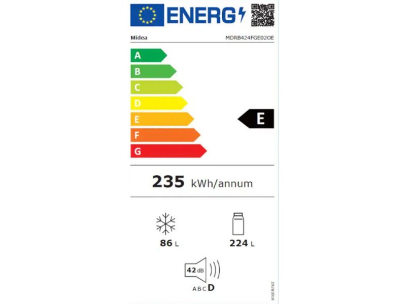 MIDEA MDRB424FGE02OE Ψυγειοκαταψύκτης Total NoFrost Υ188xΠ59.5xΒ63εκ. Inox 0040642 MIDEA MDRB424FGE02OE Ψυγειοκαταψύκτης Total NoFrost Υ188xΠ59.5xΒ63εκ. Inox 0040642