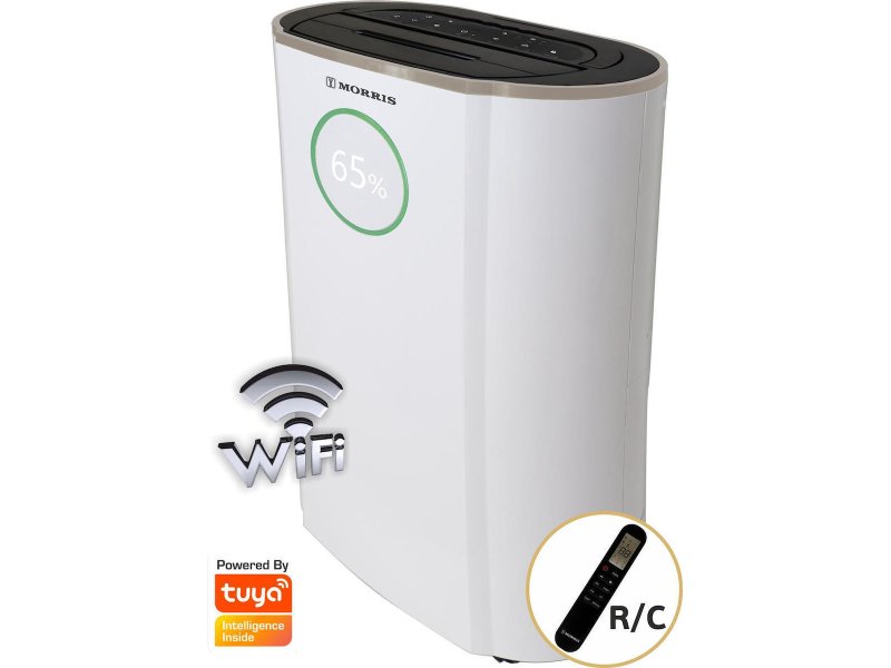MORRIS MDP-24405HIW Αφυγραντήρας με Συμπιεστή Ιονιστή και Wi-Fi 24lt 0040649 MORRIS MDP-24405HIW Αφυγραντήρας με Συμπιεστή Ιονιστή και Wi-Fi 24lt 0040649