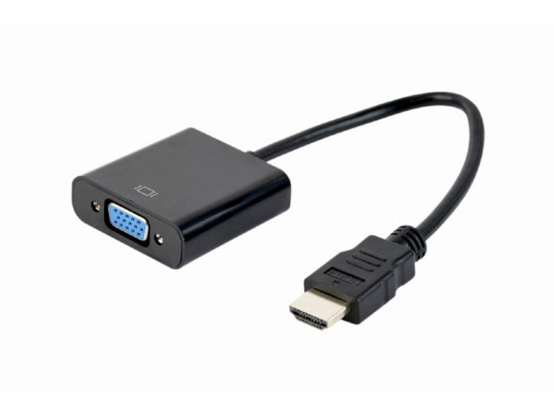 CABLEXPERT A-HDMI-VGA-04 Καλώδιο αντάπτορας HDMI Σε VGA CABLE SINGLE PORT Μαύρο 0040694 CABLEXPERT A-HDMI-VGA-04 Καλώδιο αντάπτορας HDMI Σε VGA CABLE SINGLE PORT Μαύρο 0040694