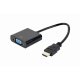 CABLEXPERT A-HDMI-VGA-04 Καλώδιο αντάπτορας HDMI Σε VGA CABLE SINGLE PORT Μαύρο 0040694 CABLEXPERT A-HDMI-VGA-04 Καλώδιο αντάπτορας HDMI Σε VGA CABLE SINGLE PORT Μαύρο 0040694