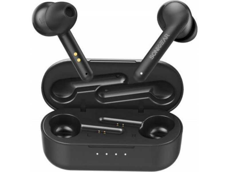 SONIC GEAR TWS 5 Pro In-ear Bluetooth Handsfree Ακουστικά με Θήκη Φόρτισης Μαύρα 0040802 SONIC GEAR TWS 5 Pro In-ear Bluetooth Handsfree Ακουστικά με Θήκη Φόρτισης Μαύρα 0040802