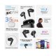 BLACKVIEW AIRBUDS4-Β Bluetooth Handsfree Earphones with Sweat Resistance and Charging Case Black 0041028 BLACKVIEW AIRBUDS4-Β Bluetooth Handsfree Earphones with Sweat Resistance and Charging Case Black 0041028