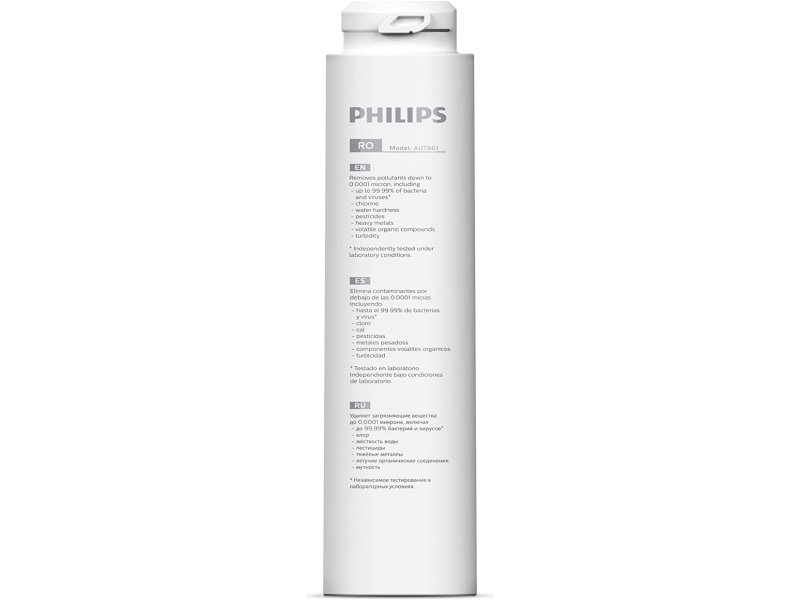 PHILIPS AUT861/10 Ανταλακτικό Φίλτρο Νερού Αντίστροφης Οσμοσης Για PHILIPS AUT3268 0038776 PHILIPS AUT861/10 Ανταλακτικό Φίλτρο Νερού Αντίστροφης Οσμοσης Για PHILIPS AUT3268 0038776