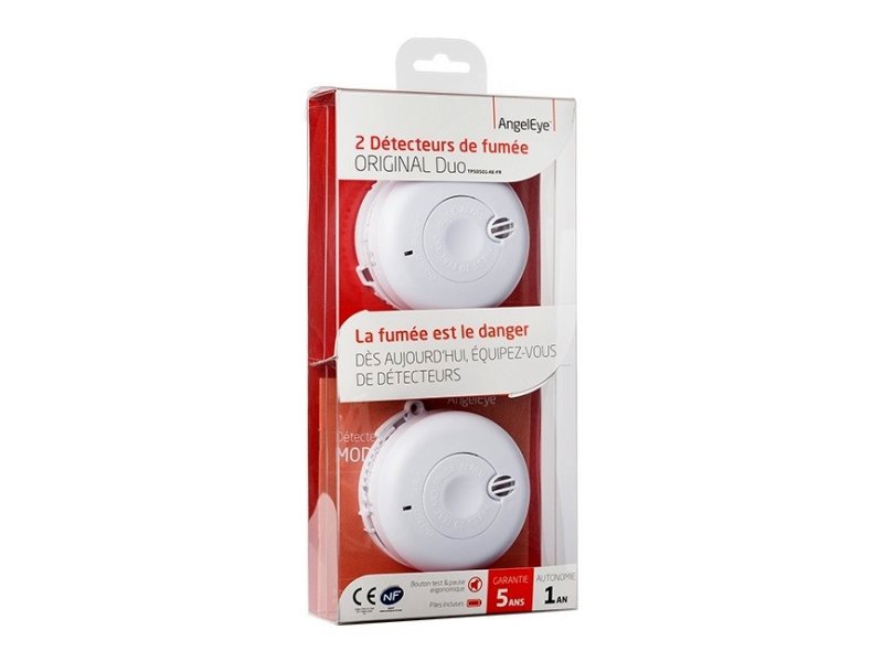 AngelEye (2 TEMAXIA) TPS0501 Ανιχνευτής/Συναγερμός Καπνού Σετ 2 τεμ - 1 Χρόνος Αυτονομίας 0017685 AngelEye (2 TEMAXIA) TPS0501 Ανιχνευτής/Συναγερμός Καπνού Σετ 2 τεμ - 1 Χρόνος Αυτονομίας 0017685