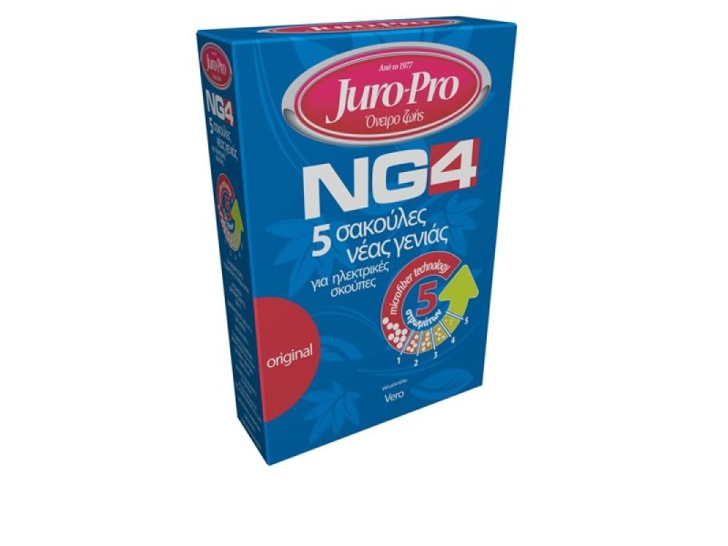 JURO-PRO NG4 για Venus Σακούλες Ηλεκτρικής Σκούπας 5τμχ 0002724 JURO-PRO NG4 για Venus Σακούλες Ηλεκτρικής Σκούπας 5τμχ 0002724