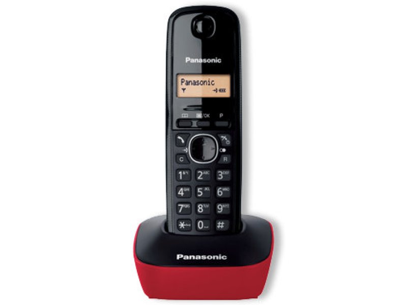 PANASONIC KX-TG1611GRR Ψηφιακό Ασύρματο Τηλέφωνο Κόκκινο 230090 PANASONIC KX-TG1611GRR Ψηφιακό Ασύρματο Τηλέφωνο Κόκκινο 230090
