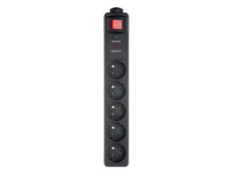 ENERGENIE SPG5C5 Πολύπριζο με Προστασία 5 Θέσεων μαύρο 0005196 ENERGENIE SPG5C5 Πολύπριζο με Προστασία 5 Θέσεων μαύρο 0005196