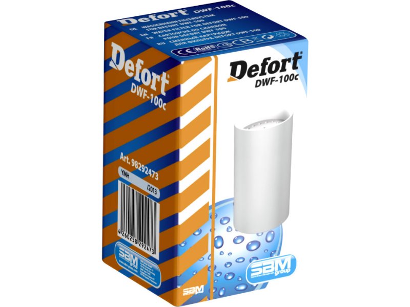 Defort DWF-100c Ανταλλακτικό Φίλτρο Νερού Ενεργού Άνθρακα (Για DWF-600 & DWF-500 + Veluda TF1) 0005828 Defort DWF-100c Ανταλλακτικό Φίλτρο Νερού Ενεργού Άνθρακα (Για DWF-600 & DWF-500 + Veluda TF1) 0005828