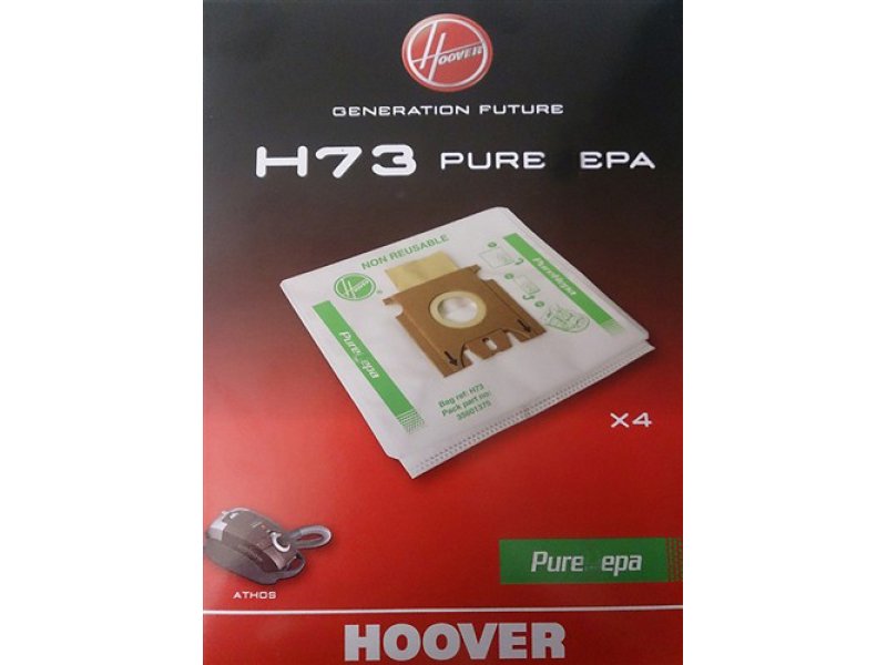 HOOVER H73 PURE EPA Σακούλες Ηλεκτρικής Σκούπας 4τμχ (για ATHOS) 0005620 HOOVER H73 PURE EPA Σακούλες Ηλεκτρικής Σκούπας 4τμχ (για ATHOS) 0005620