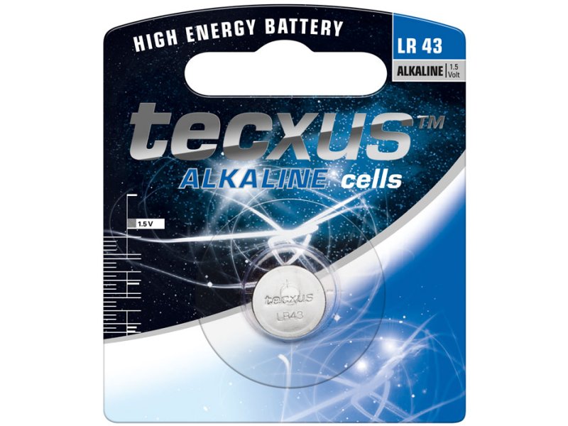 TECXUS 12037-LR-43 Μπαταρία 0012002 TECXUS 12037-LR-43 Μπαταρία 0012002