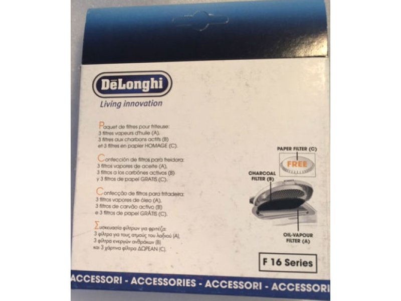 DELONGHI F16-9 CPF 5525112900 Σετ Ανταλλακτικό Φίλτρο Φριτέζας - ΠΑΛΙΑ ΣΥΣΚΕΥΑΣΙΑ 280162 DELONGHI F16-9 CPF 5525112900 Σετ Ανταλλακτικό Φίλτρο Φριτέζας - ΠΑΛΙΑ ΣΥΣΚΕΥΑΣΙΑ 280162