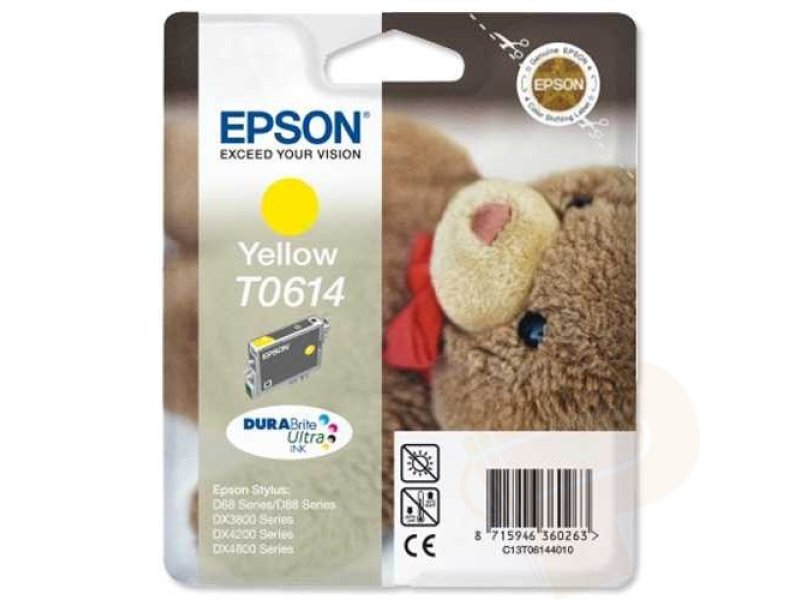 EPSON INK YELLOW T061440 Μελάνι 0002782 EPSON INK YELLOW T061440 Μελάνι 0002782