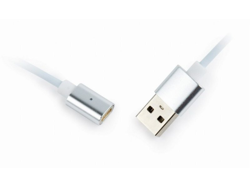 CABLEXPERT Μαγνητικό Καλώδιο 3 in 1 USB Charging Combo Cable - Silver 1m 0014788 CABLEXPERT Μαγνητικό Καλώδιο 3 in 1 USB Charging Combo Cable - Silver 1m 0014788